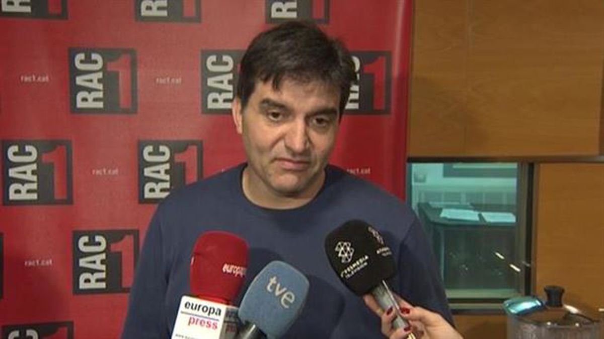 El portavoz de ERC, Sergi Sabrià, en una entrevista de Rac1. Imagen: EiTB