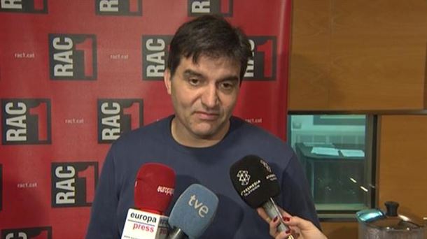 Sergi Sabria ERCko bozeramailea Rac1 irratian. Irudia: EiTB