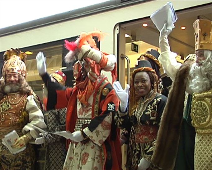 Los Reyes Magos llegan a Vitoria-Gasteiz, 05.01.2017