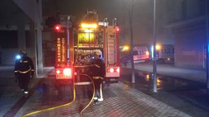 56 urteko gizon bat oso larri, Sarrigurenen izandako sute batean