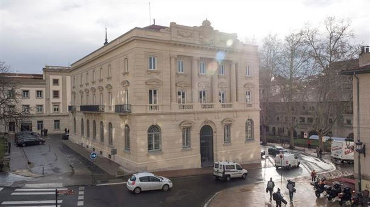 Antigua sede del Banco de España, en Vitoria-Gasteiz. Foto de archivo: EFE