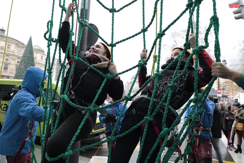 Evento de 'El Conquistador del Caribe' en Bilbao.