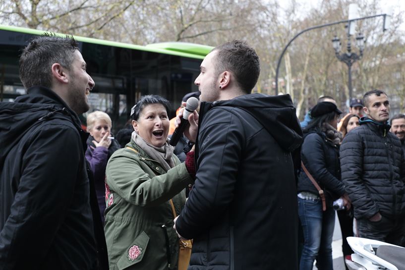 Evento de 'El Conquistador del Caribe' en Bilbao.