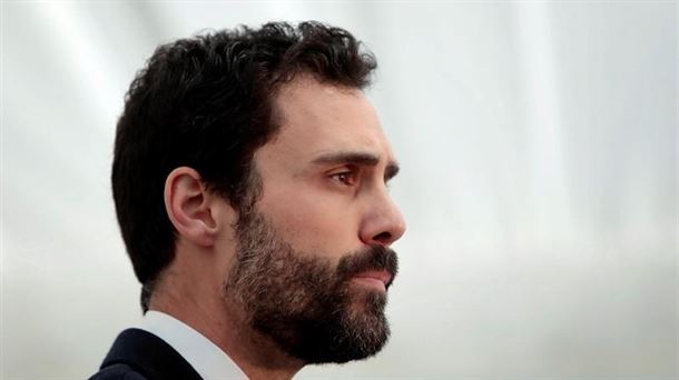 Roger Torrent, Kataluniako Parlamenteko presidentea. EFE