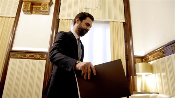 El presidente del Parlament, Roger Torrent. Foto de archivo: EFE