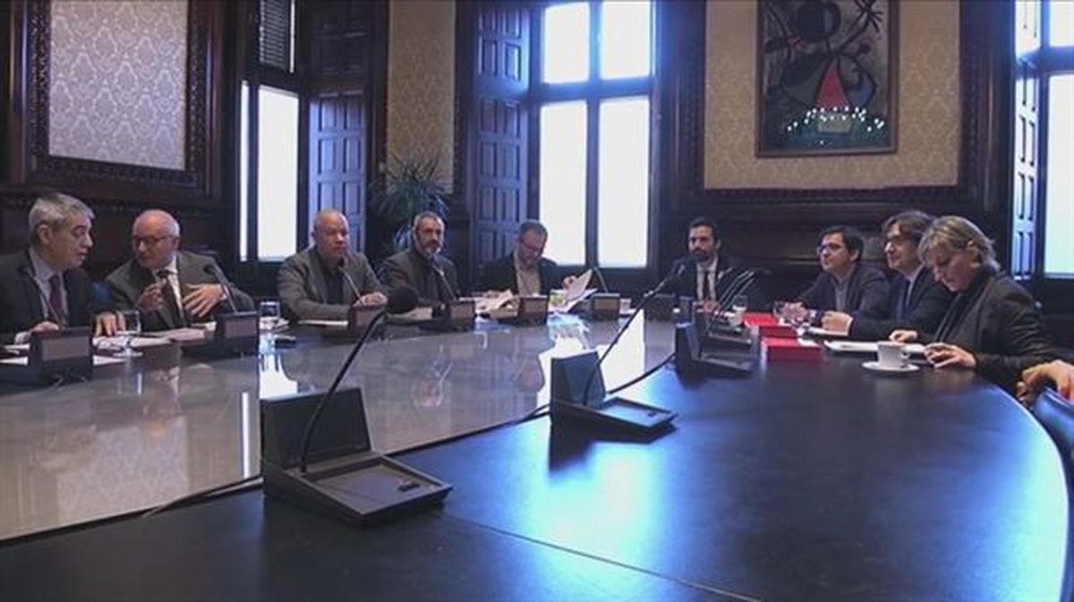 Reunión de la Mesa del Parlament. Foto: Parlament de Catalunya. 