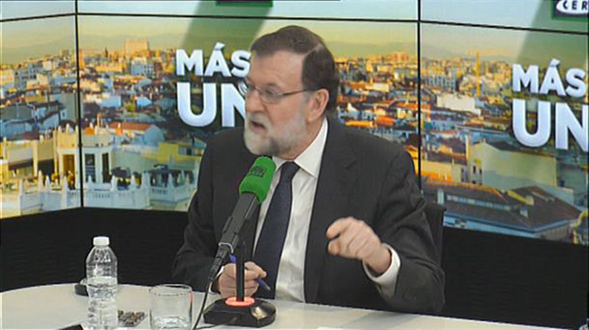 Rajoy en Onda Cero. Foto: EiTB