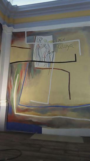 Mural de la Iglesia de Antezana, 25.01.2018