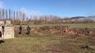 Escolares participan en la restauración de la ribera del río Omecillo