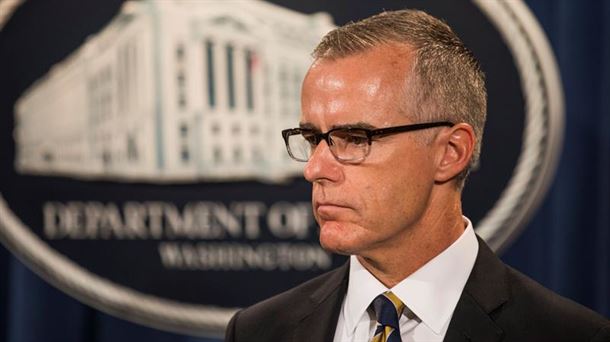 Andrew McCabe FBIko bigarrena izan dena. Artxiboko argazkia: EFE