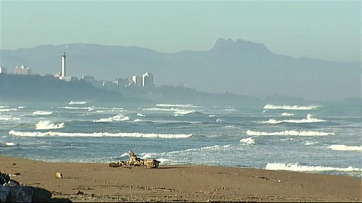 Captura de pantalla de la costa de Las Landas (Francia). Imagen de archivo: EiTB