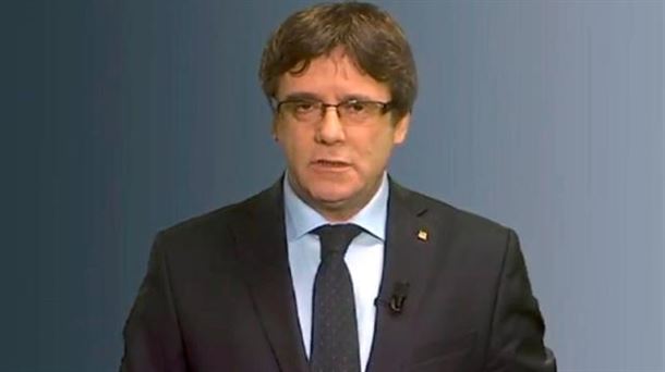 Carles Puigdemont Junts per Catalunyako (JxCat) buruzagia. Argazkia: EFE