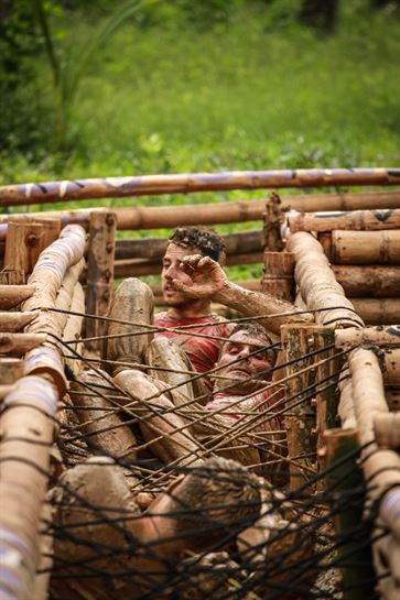 El equipo rojo en la prueba del laberinto