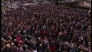 Miles de pensionistas protestan en Bilbao