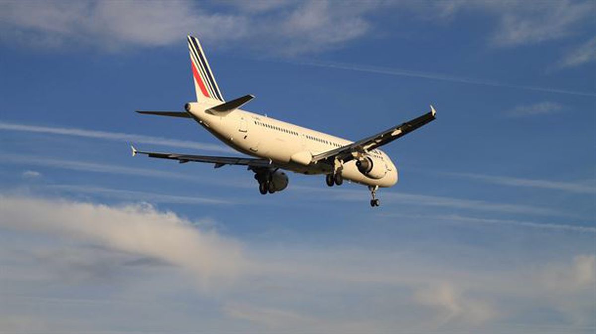 Air Franceko hegazkin baten artxiboko argazkia. Pixabay CCo