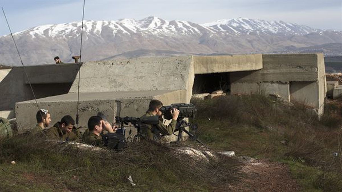 Siria eta ISrael arteko muga. Argazkia: Efe