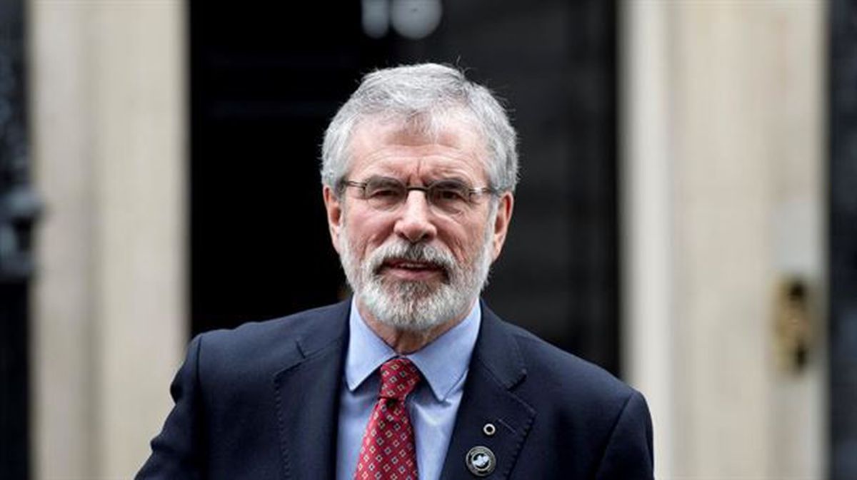 Gerry Adams politikari iparrirlandarra. Argazkia: EFE