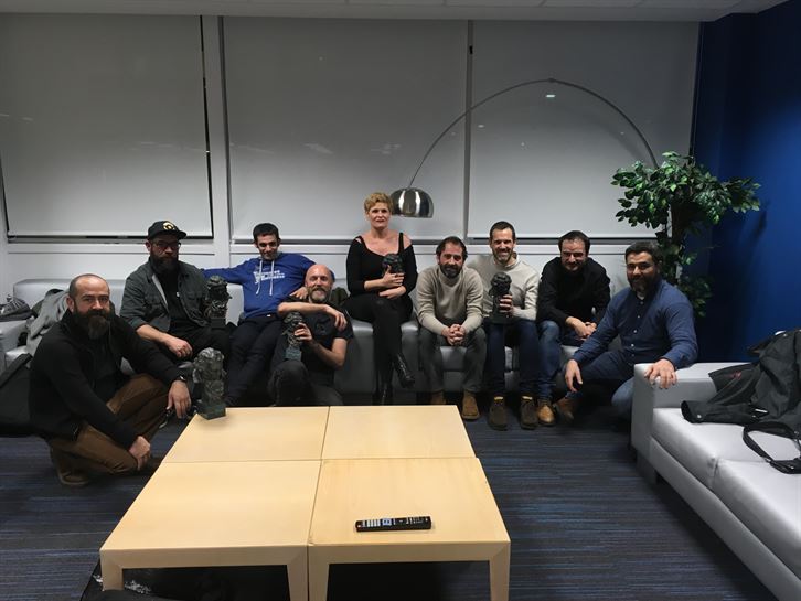 'Handia' filmeko lantaldea