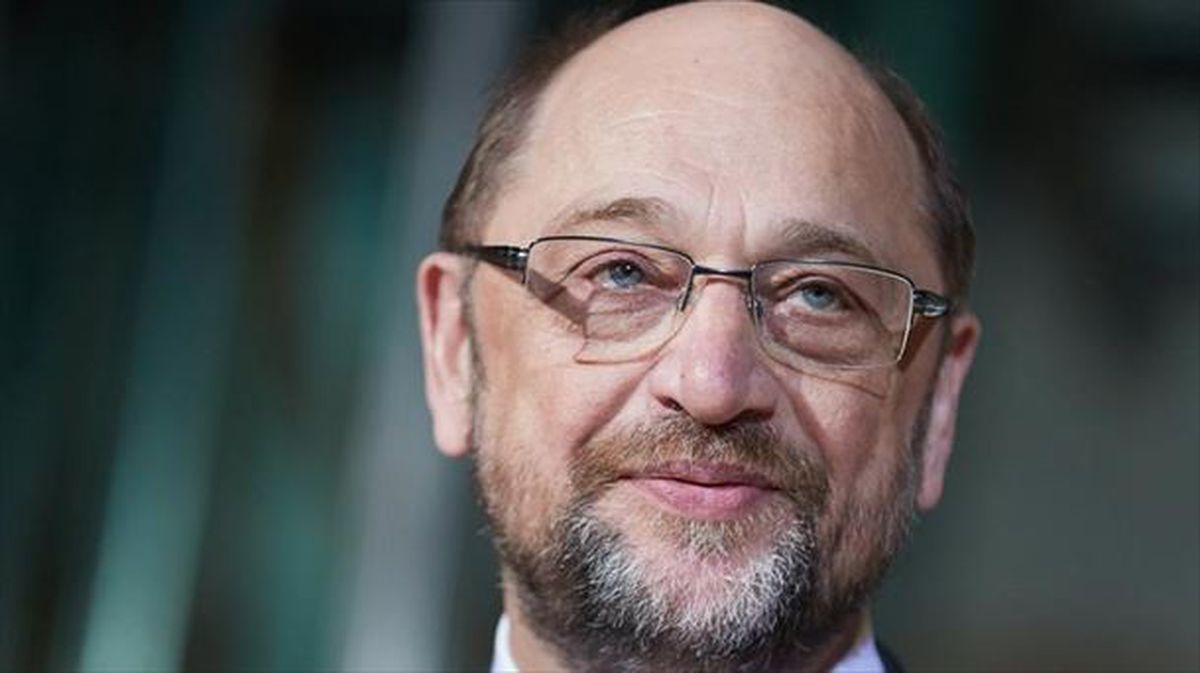 Martin Schulz durante la comparecencia en la que ha anunciado su dimisión. Foto: EFE