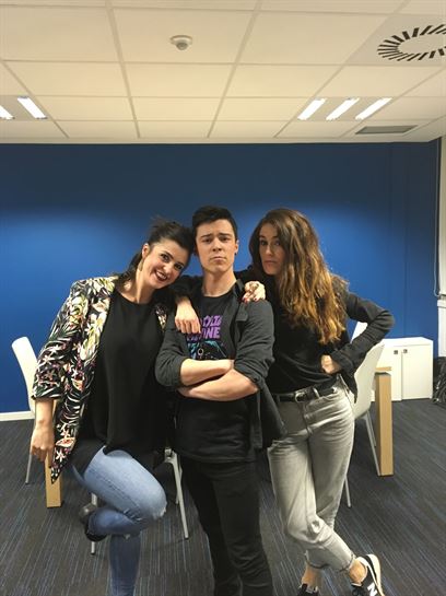 Ylenia Baglietto, Iker Villa y María Amolategi