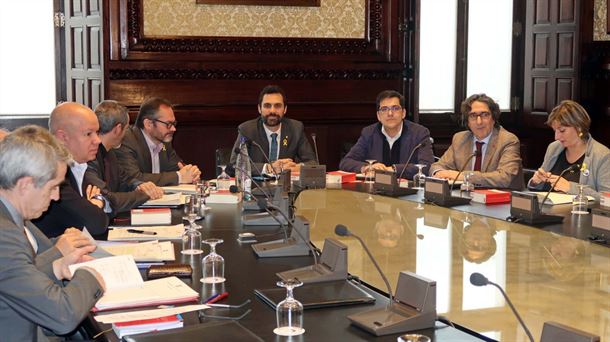 Reunión de la Mesa del Parlament. Foto: @parlamentcat