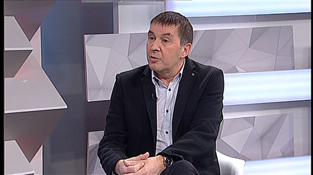 Arnaldo Otegi, EH Bilduko koordinatzaile nagusia. Argazkia: EiTB.