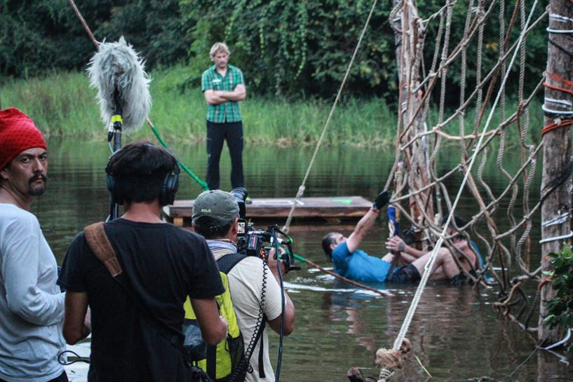 Julian Iantzi se prepara para grabar