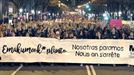 Manifestación en Bilbao. Foto: EFE title=