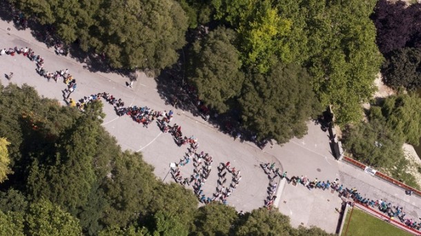 Cadena humana de Gure Esku Dago