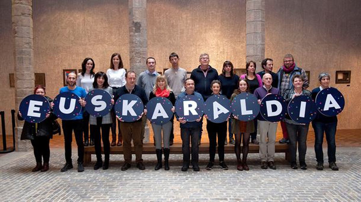 Acto de presentación de la iniciativa 'Euskaraldia'. Foto: Gobierno de Navarra