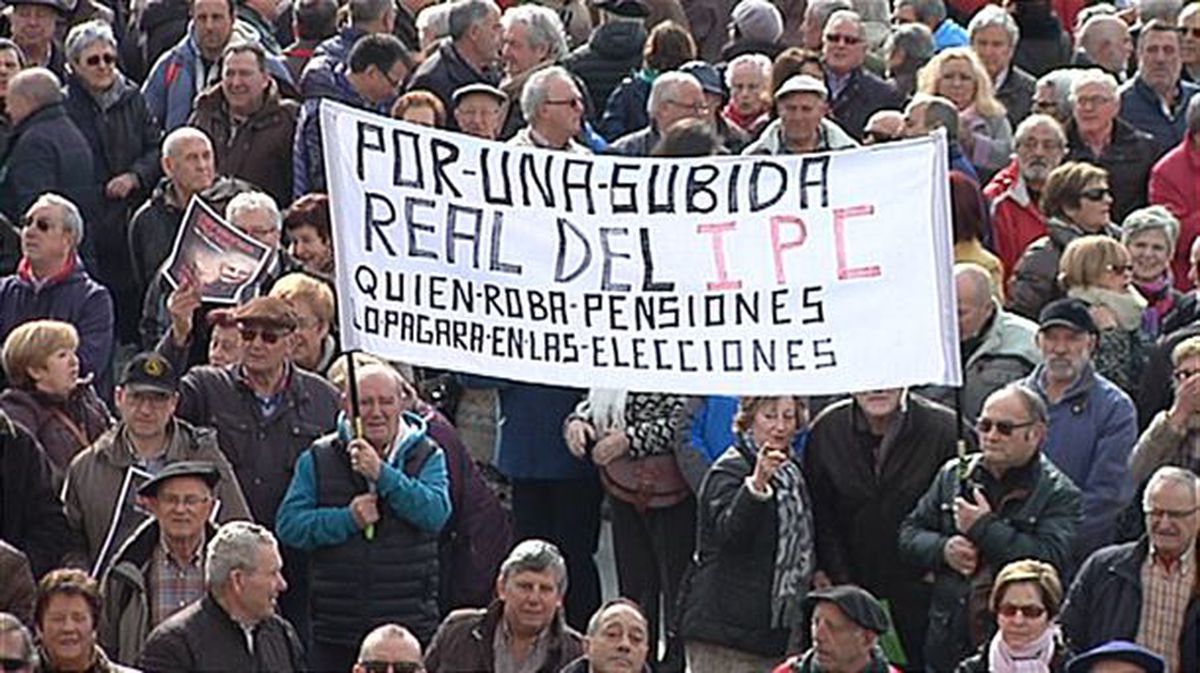 Imagen de la manifesstación de ayer en Vitoria-Gasteiz. Foto: EiTB