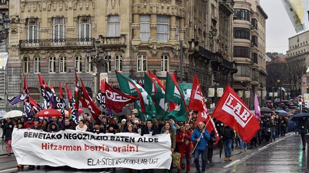 Manifestación del 20 de marzo. Foto: EFE.