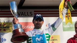 Alejandro Valverde (Movistar), lider bigarren etaparen ostean. EFE