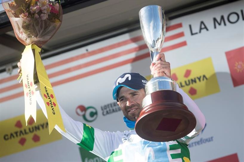 Alejandro Valverde  da lider berria. EFE