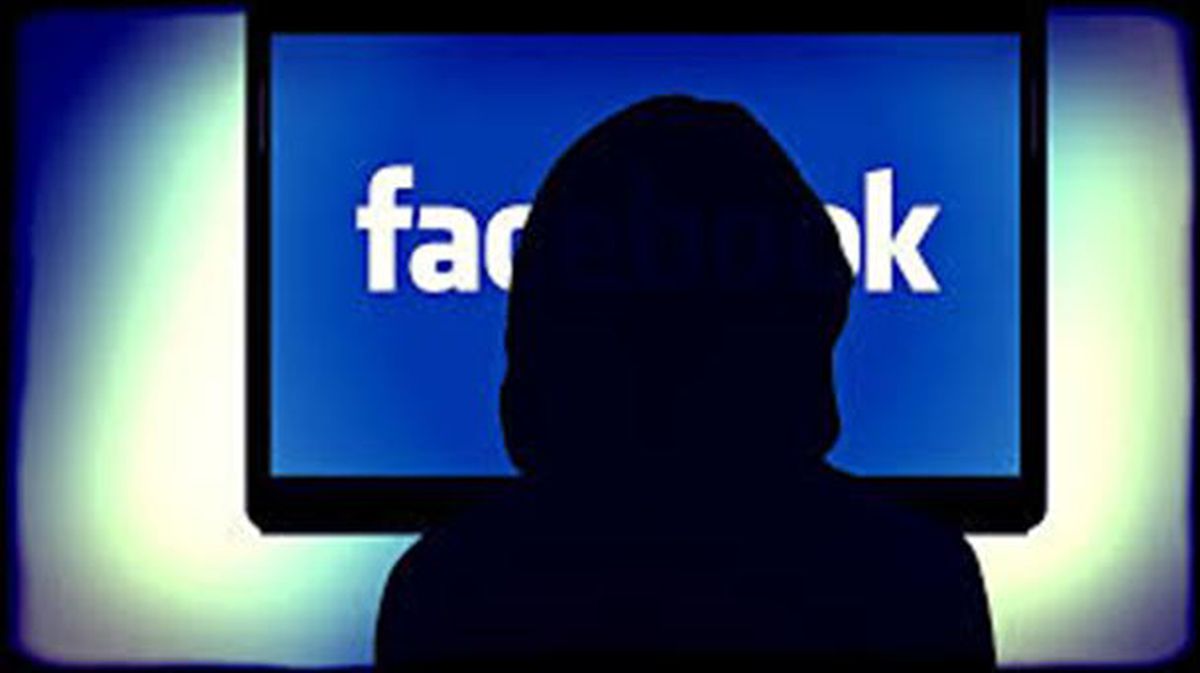 Logo de la red social Facebook.