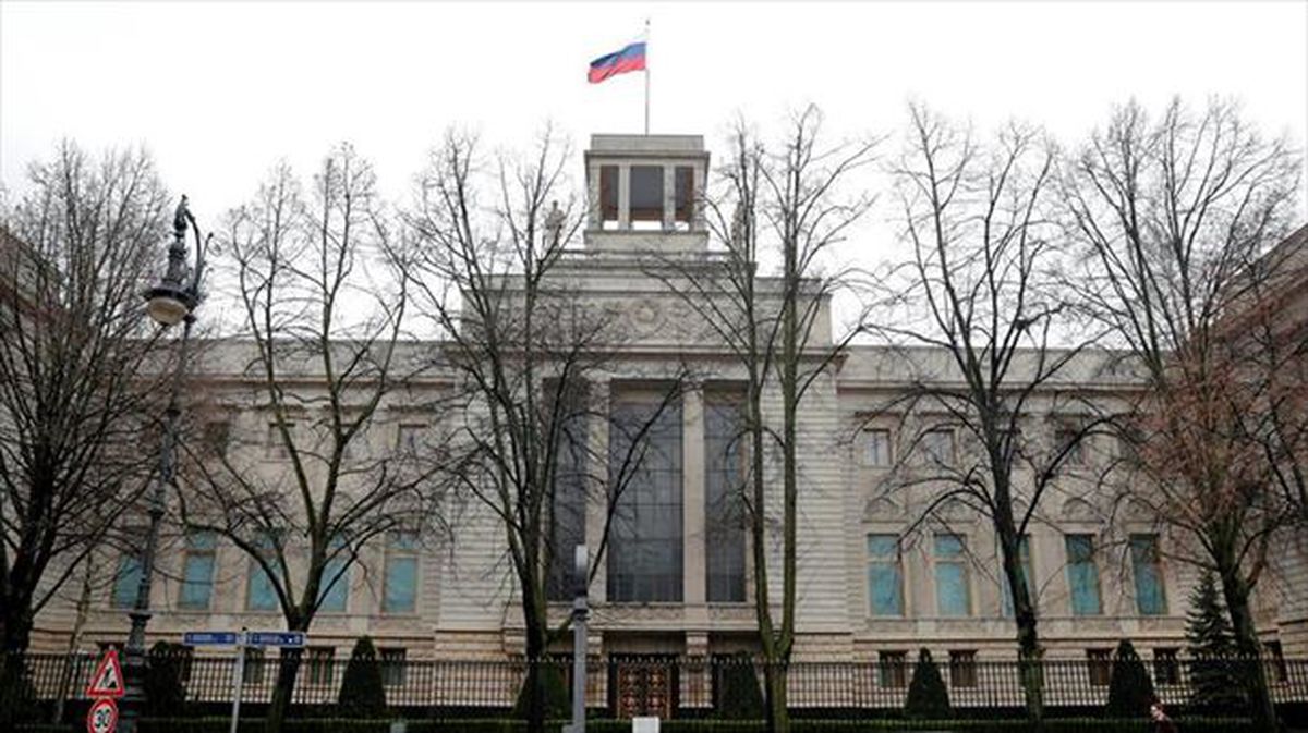La embajada rusa en Berlin. Foto de archivo: EFE