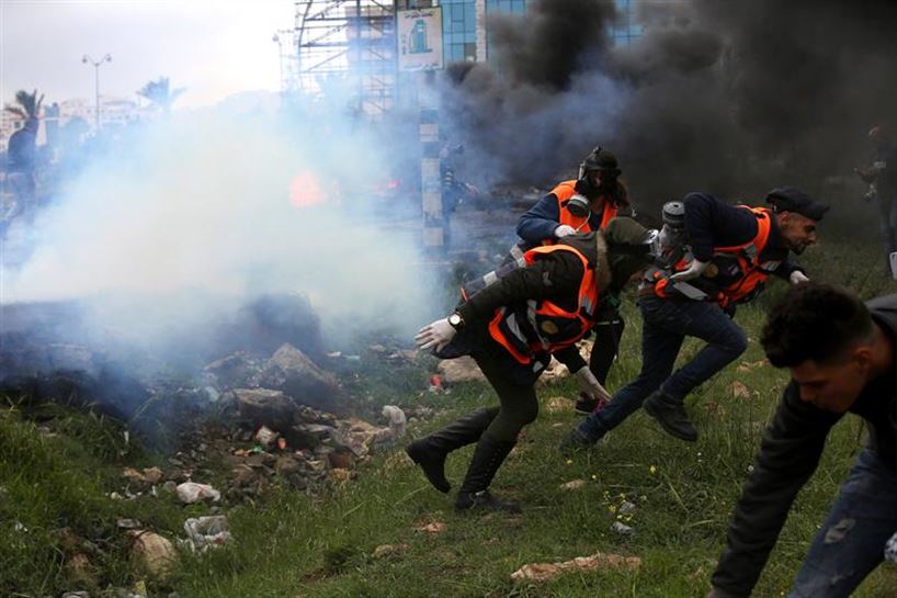 Incidentes en Gaza. Foto: EFE.