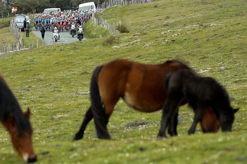 Lehen etapa: Tropela. Argazkia: EFE