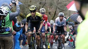 Momento de la 2ª etapa de la Itzulia 2018. Foto: EFE