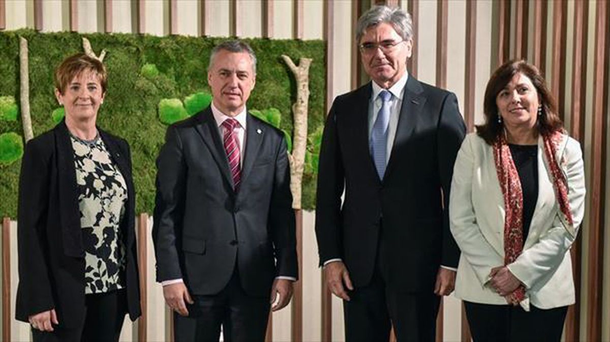 El presidente de Siemens transmite a Urkullu su apuesta por Euskadi