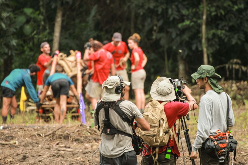 Los cámaras centrados en grabar cada uno de los movimientos de los concursantes
