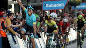 Omar Fraile esprint. Foto: Efe.