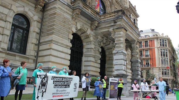 Protesta de Sare en Bilbao. Foto: Sare