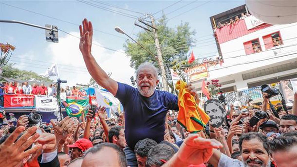 Luiz Inacio Lula da Silva Brasilgo presidente ohia. Argazkia: EFE