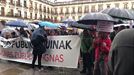 Los pensionistas retoman sus protestas en Vitoria