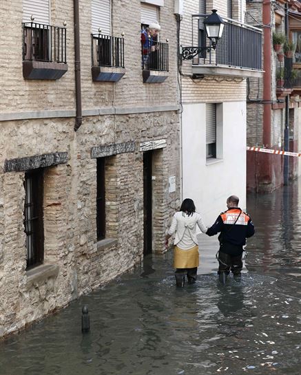 El casco viejo de Tudela (Navarra). Imagen: EFE