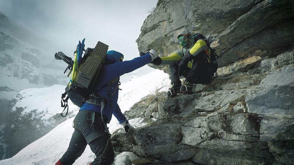 Gaztanazpi subiendo con Txikon