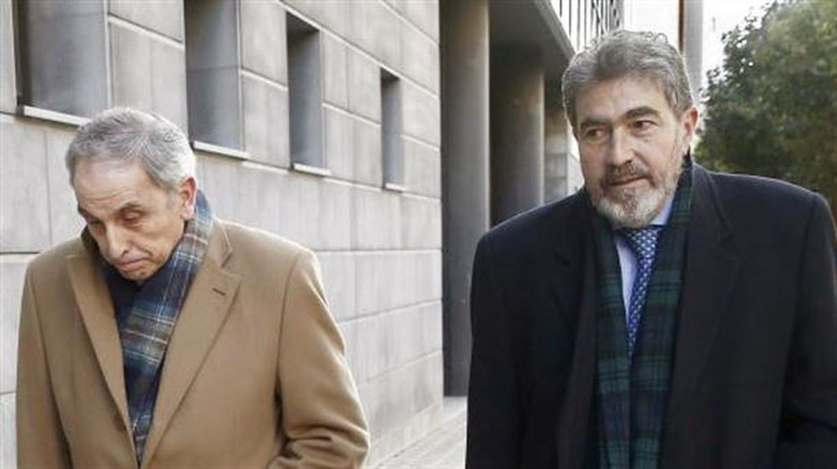 Los abogados Carlos Bacaicoa y Miguel Ángel Morán. Foto de archivo: EFE