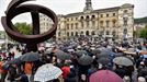 Primera manifestación de los pensionistas tras pacto PNV-PP