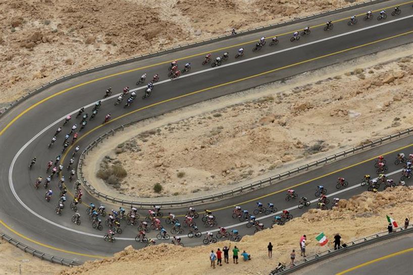 Italiako Giroa, 3. etapa. Israel. Argazkia: Efe.